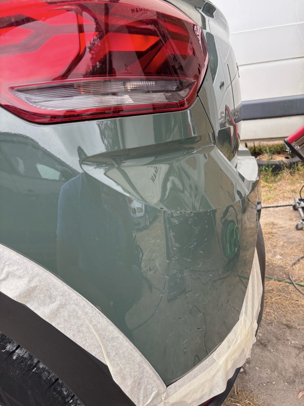 pare choc frotte dacia sandero