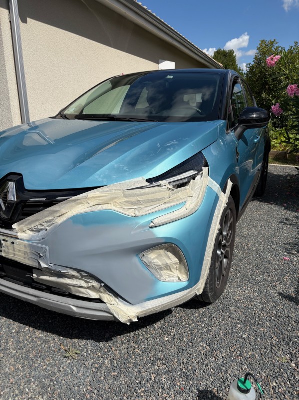 Peinture pare choc renault captur