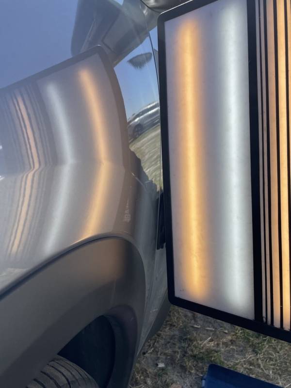 enlever une bosse sur une arrete