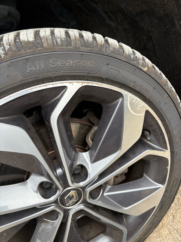 jante aluminium rayee