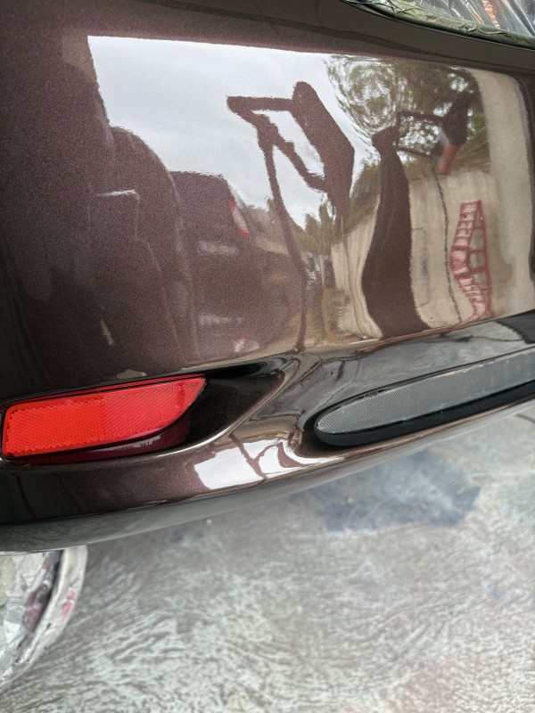 reparation et peinture pare choc arriere