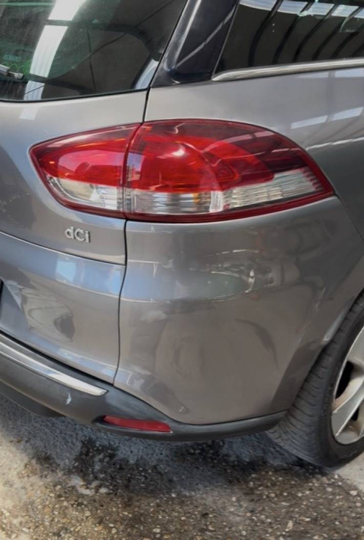 renovation rayure pare choc arrière renault clio