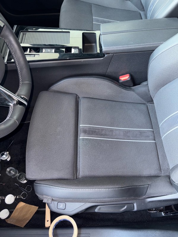 siege en tissus troue