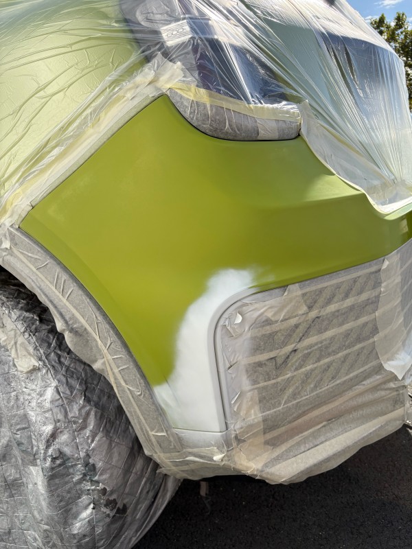 effacement rayure profonde sur pare choc